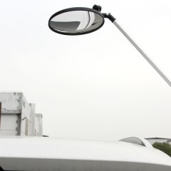 Telescopic Inspection Mirror with Light