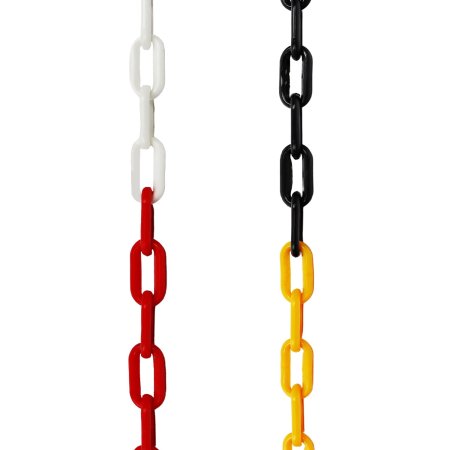 Plastic Barrier Chain Red and White Comparisons